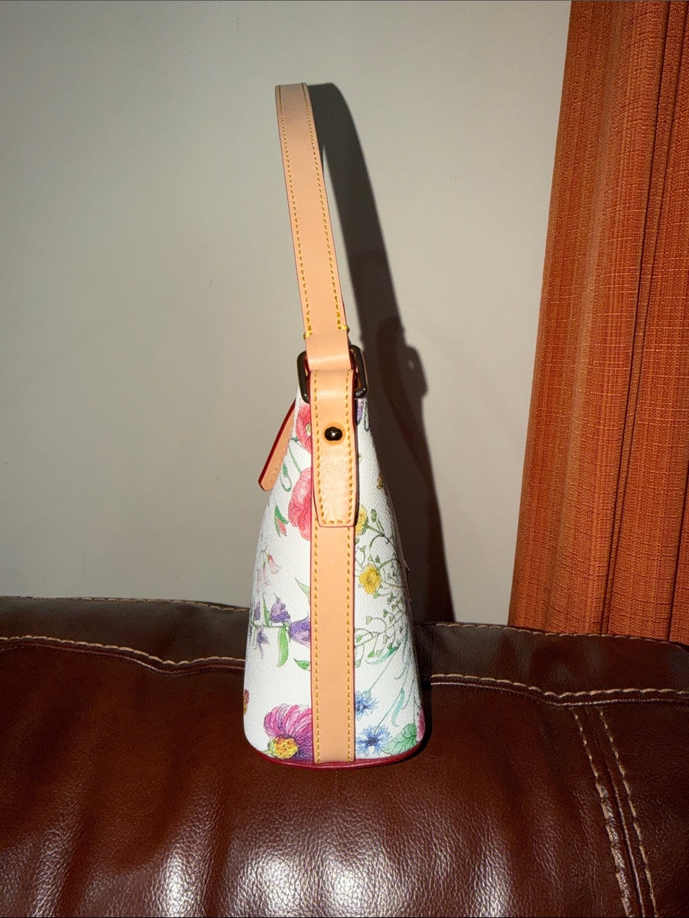 ‼️Dooney & Bourke Floral Print Shoulder Bag - Picture 6 of 11
